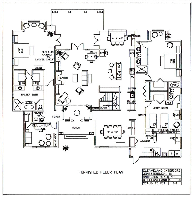 Furnished Floor Plan